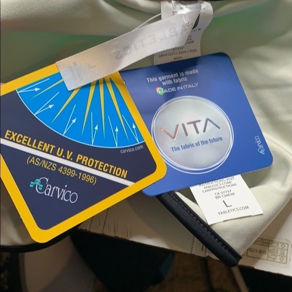 Fabletics NWT Green Black Bajan Hipster Bottom L SW2046 - Picture 7 of 7